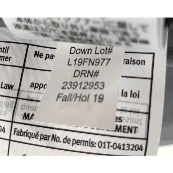 Eddie Bauer Sun Valley Down Parka Coat Women's XXL Navy Blue Puffer Hood NWOT - Picture 13 of 13